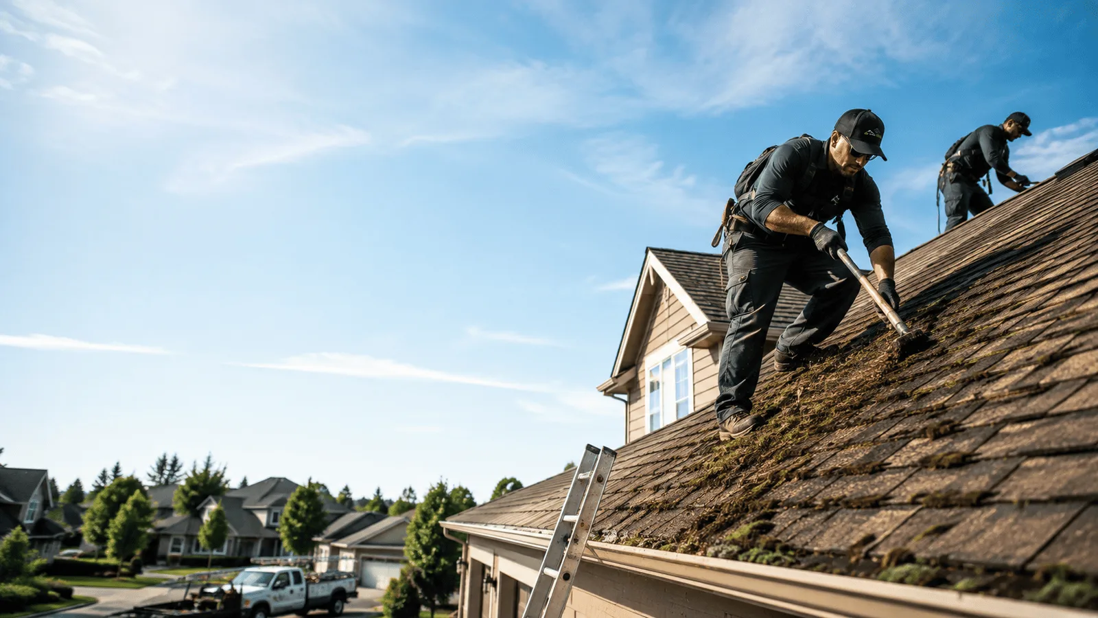 Roof Moss Removal in Petoskey, MI near me
